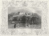 BERKS. Park Place, Henley Maitland. Oxon. boat 1840 old antique print picture