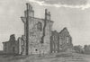 LEICS. Leicester Abbey. Grose 1787 old antique vintage print picture