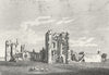 LEICS. Ashby de Zouch, Leicestershire. Grose. 18C 1784 old antique print