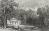 LEICS. Belvoir Castle, dairy. Allom 1836 old antique vintage print picture