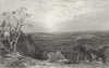 LEICS. Bardon Hill, Leicestershire. Allom 1836 old antique print picture