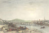NORTHUMBS. Berwick. Finden  1838 old antique vintage print picture