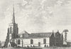 NORTHANTS. Sepulchre's(St)Church. Grose. 18C 1784 old antique print picture