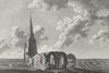 NORTHANTS. Boughton, Buckton Church. Hogg view 1794 old antique print picture