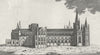 PETERBOROUGH. Prospect cathedral Church. Boswell 1790 old antique print