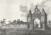 NORTHANTS. Holdenby House. Grose. 18C 1787 antique vintage print picture