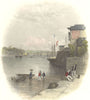 ISLE OF WIGHT. Cowes. Finden 1838 old antique vintage print picture