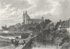 GERMANY. Spires. Speier. Birket Foster cathedral 1860 old antique print