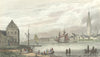 BELGIUM. Antwerp. Kelly Barclay 1840 old antique vintage print picture