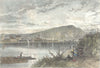 ANDERNACH. Belgium Hozier. city river raft 1875 old antique print picture