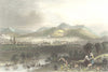 GERMANY. Eisenach. Payne river Buildings Trees 5ins 1847 old antique print