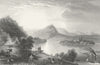 GERMANY. Drachenfels. Payne river Mountains 1847 old antique print picture