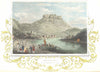 GERMANY. Koenigstein, occupation of French 1860 old antique print picture