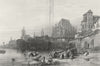 GERMANY. Cologne, Rhine. Leitch 1845 old antique vintage print picture