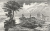 GERMANY. Cologne. (Koln). Bell Fullarton 1834 old antique print picture