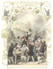 GERMANY. Student life drinking; Landesvater 1847 old antique print picture
