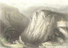 GERMANY. Student's Cliff, Hertz Mtns. Payne couple 1847 old antique print