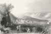 GERMANY. Schulpforte. Payne Mountains 1847 old antique vintage print picture