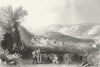 GERMANY. Schulpforte. Payne Mountains 1847 old antique vintage print picture