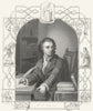 GERMANY. E Lessing. E. Payne Quill pen 1847 old antique vintage print picture