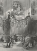 GERMANY. Screen in Mainz cathedral, Rhine. Wright 1840 old antique print