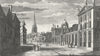 OXFORD. St Mary Church, all souls, Uni Queen College 1771 old antique print