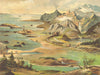 GERMANY. Die Oberflache Erde. Walther 1880 old antique vintage print picture