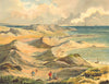 GERMANY. Die Dunen. Walther Sand Dunes N Sea 1880 old antique print picture