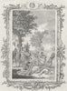 CLERGY. Murdering Druids & burning groves c1771 old antique print picture