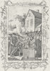 LONDON. Ceremony keystone Blackfriars Bridge, Mayor c1771 old antique print