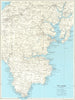 SOUTH CORNWALL Lizard Falmouth Truro Falmouth Carrick Roads Camborne 1963 map