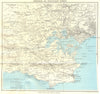 SOUTH-EAST DORSET. Isle of Purbeck Poole Harbour Wareham Bournemouth 1963 map