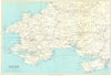 SOUTH WEST WALES Pembrokeshire Carmarthenshire Swansea Gower 1963 old map