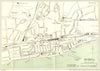 BEXHILL vintage town/city plan. Sussex. WARD LOCK 1934 old vintage map chart
