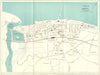 RHYL vintage town/city plan. Wales. WARD LOCK 1924 old antique map chart