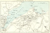 BANGOR vintage town/city plan. Menai Bridge. Wales. WARD LOCK 1924 old map