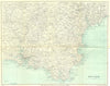 SOUTH DEVON. Dartmoor South Hams Torquay Tamar Valley Plymouth Exeter 1929 map