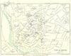 EXETER vintage town/city plan. Devon. WARD LOCK 1929 old vintage map chart