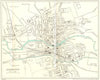 LEAMINGTON vintage town/city plan. Warwickshire. WARD LOCK 1940 old map