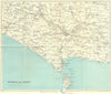 WEYMOUTH environs. Chesil Beach Portland Dorchester Bridport. Dorset 1950 map