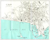 ST. HELIER vintage town/city plan. Jersey Channel Islands. WARD LOCK 1964 map
