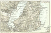 LAKE LAGO DI COMO. Vintage map plan. Menaggio Bellagio. Italy 1927 old