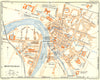 FRANCE. Montauban 1926 old vintage map plan chart