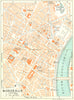 FRANCE. Bordeaux(Centre) 1926 old vintage map plan chart