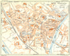 FRANCE. Perigueux 1926 old vintage map plan chart