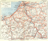 FRANCE. Bayonne Biarritz Cambo 1926 old vintage map plan chart