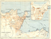 BRITTANY. Bretagne. Dinard-Stenogat 1928 old vintage map plan chart