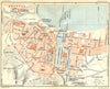 FRANCE. Cherbourg 1932 old vintage map plan chart
