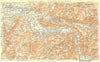 HAUTE-SAVOIE. Vallee L'Arve. Geneve-Sallanches. Alpes Françaises 1926 old map