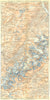 HAUTE-SAVOIE. Chamonix Massif du Mont-Blanc. Alpes Françaises 1926 old map
